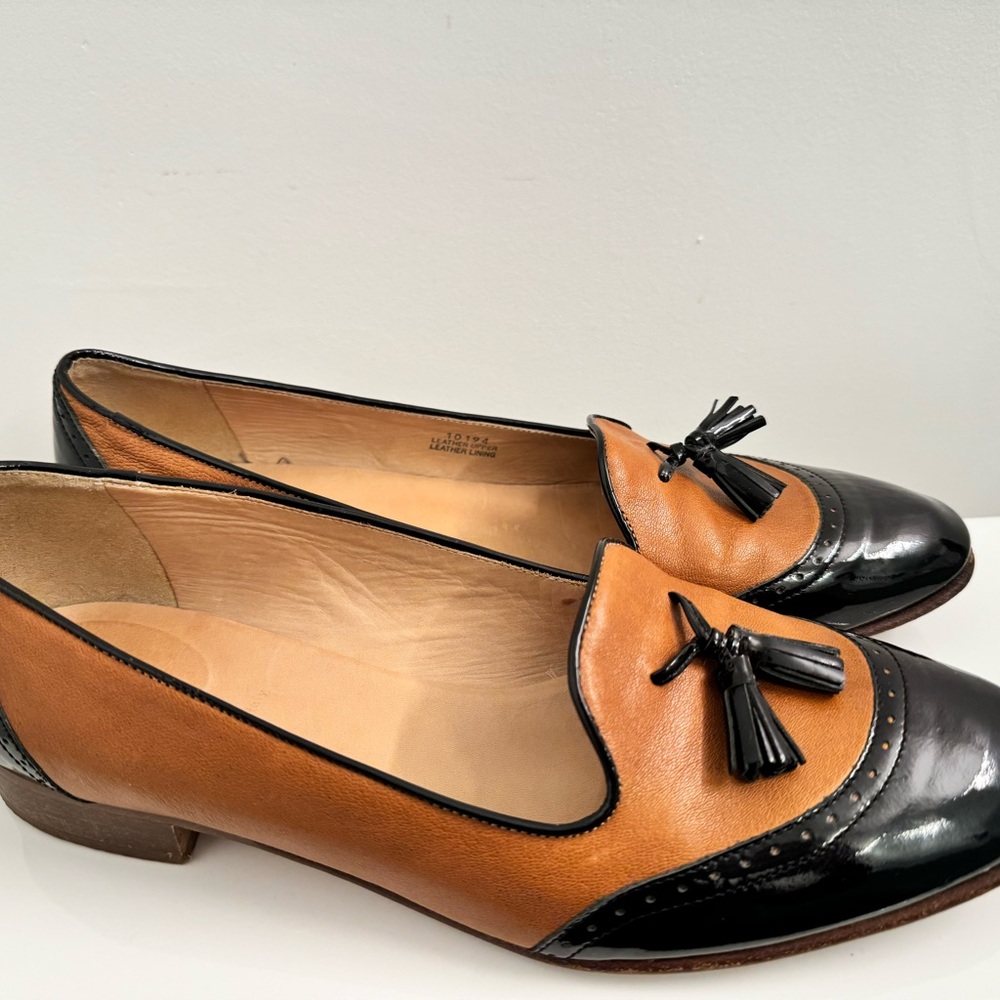 J Crew Leather Loafers Women's size 11